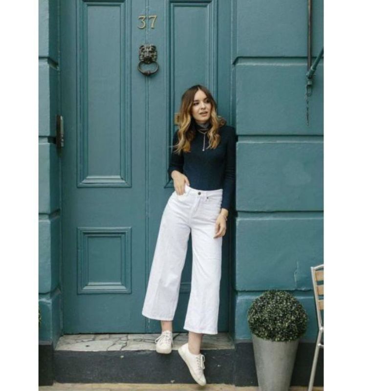 Celana Kulot Jeans / Celana Kulot / Kulot Wanita / Celana Wanita /