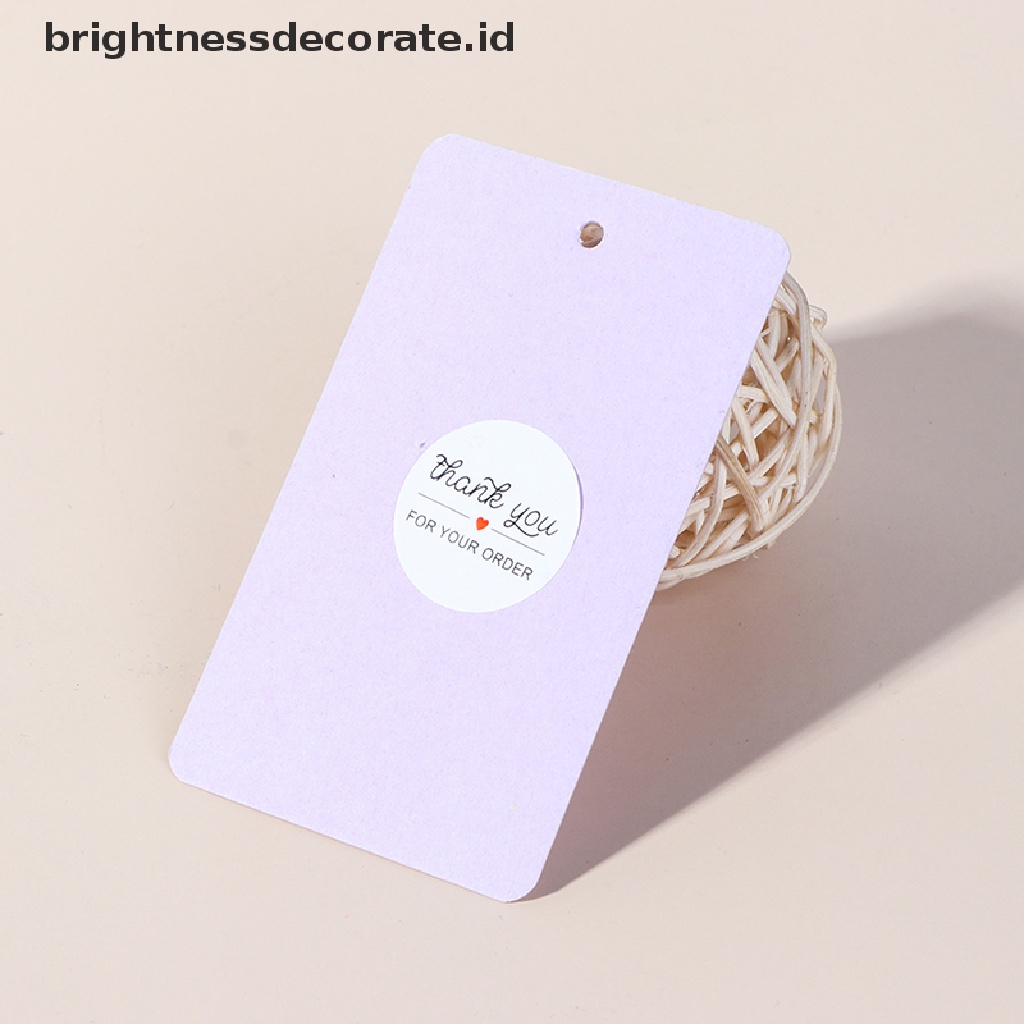 [Birth] "Terima Kasih Untuk Pesanan Anda" Stiker Segel Label 500pcs ers scrapbooking [ID]