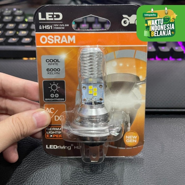 Osram Led Hs1 H4 Lampu Utama Motor K3 Ac/Dc Jamin Pnp Osram New Gen 2
