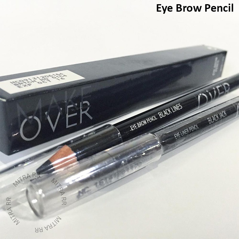 Make Over Eyebrow Pencil | Pensil Alis MakeOver Eye Brow Black dan Brown