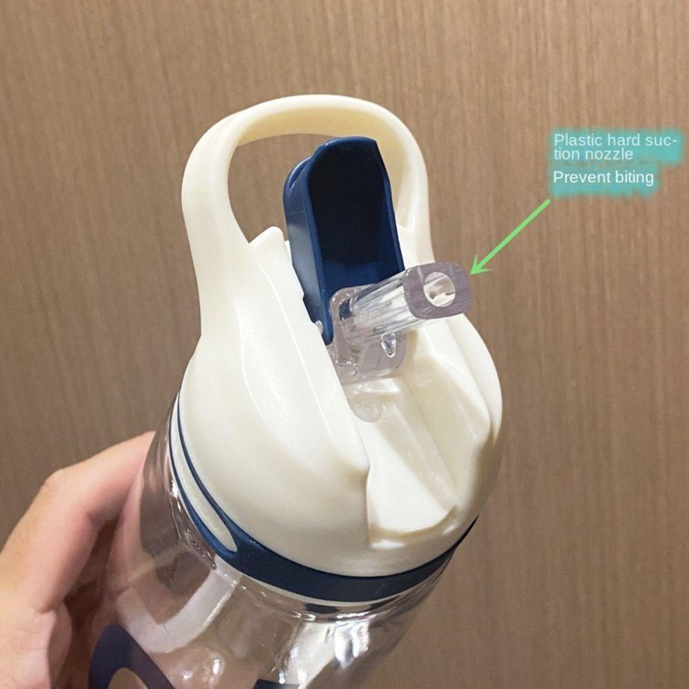 Popular Botol Air Minum Olahraga 450ml Botol Minum Sedotan Travel Sekolah