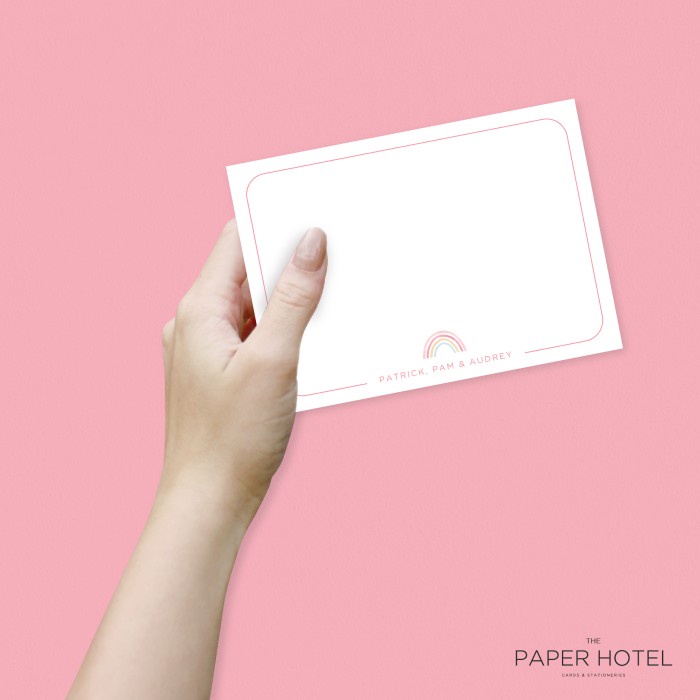 

Card The Rainbow (Personalized Initials/ Name, 16Pcs)