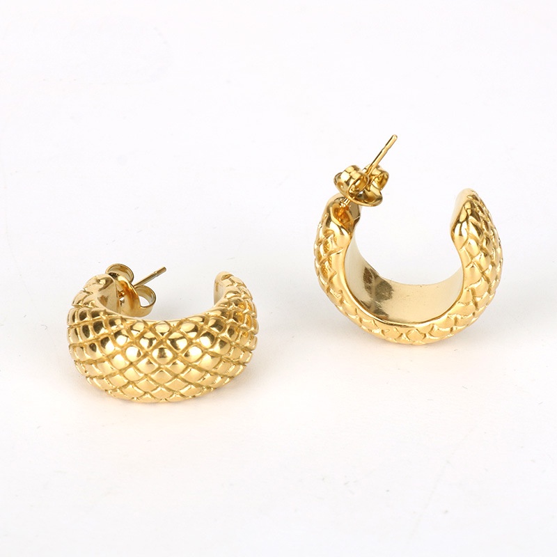 Anting stud pangolin titanium anti karat harga grosir bisa cod