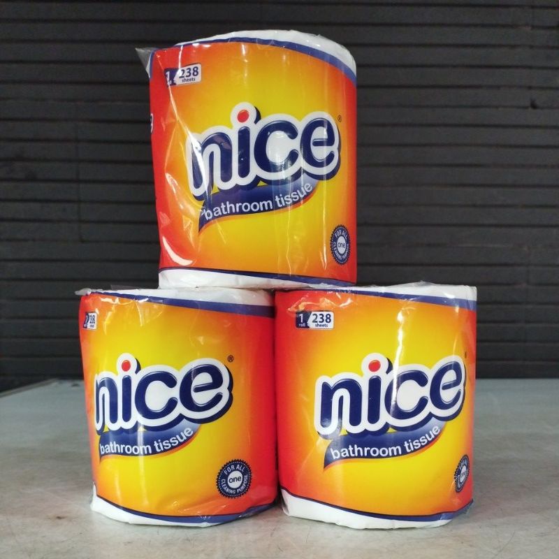 TISSU TISSUE NICE ROLL TISU TOILET GULUNG 238 SHEETS