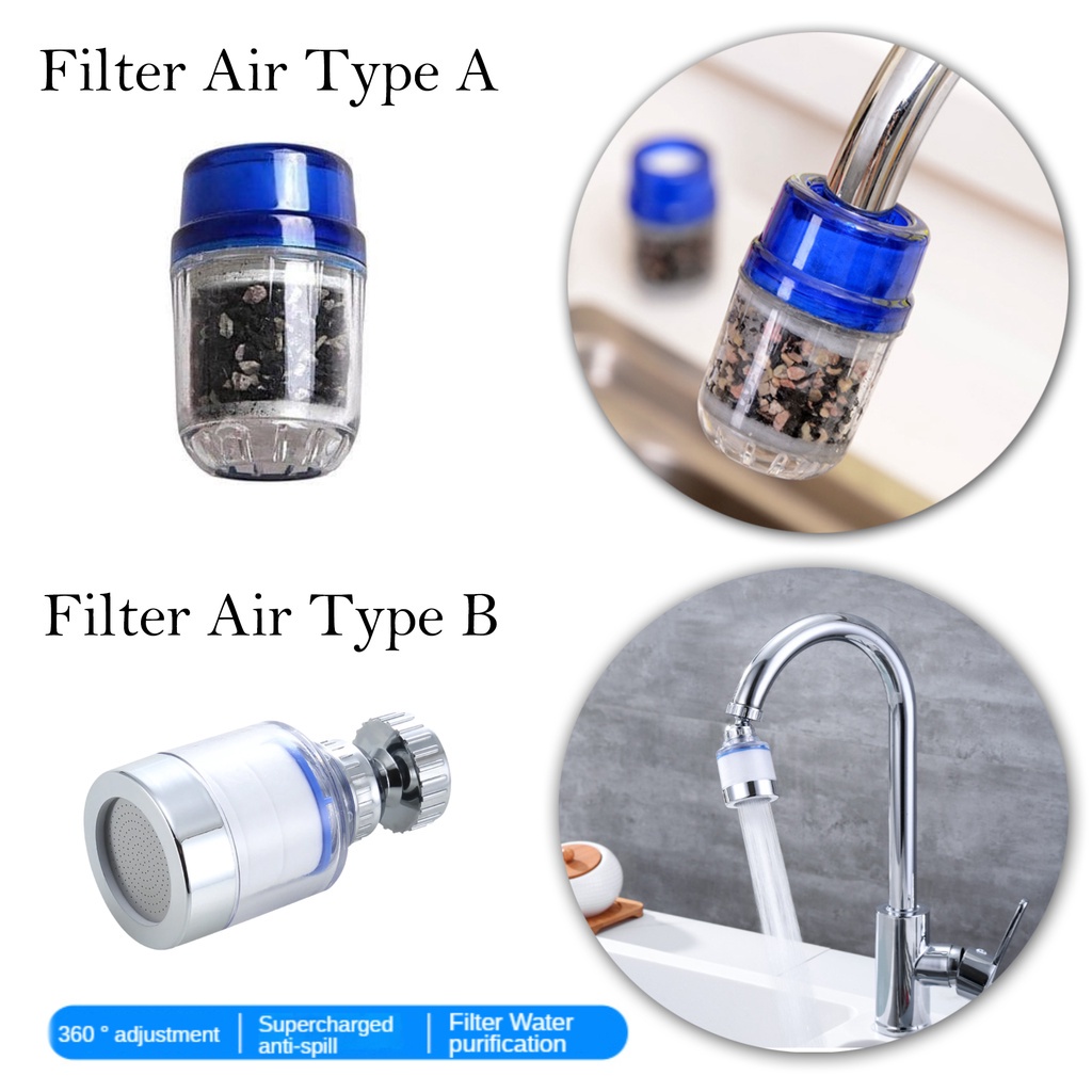 (Serba serbi)Filter Saringan Air Kran Cuci Piring Batu Medical Stone Water Filter