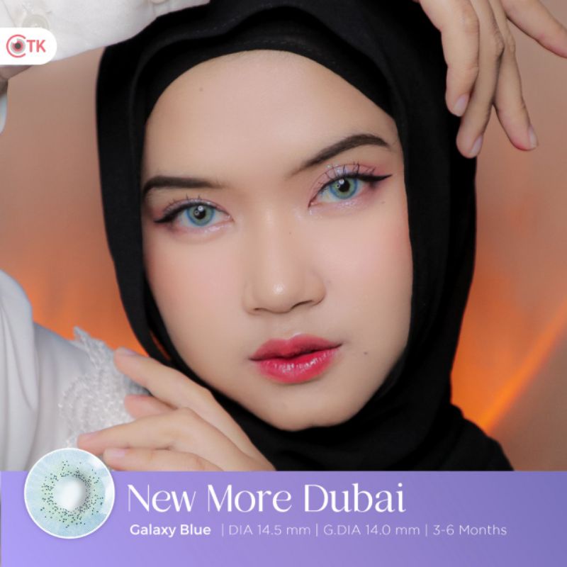 Softlens NEW MORE DUBAI 14.5 MM by CTK / Softlen Soflen Softlense Warna Normal