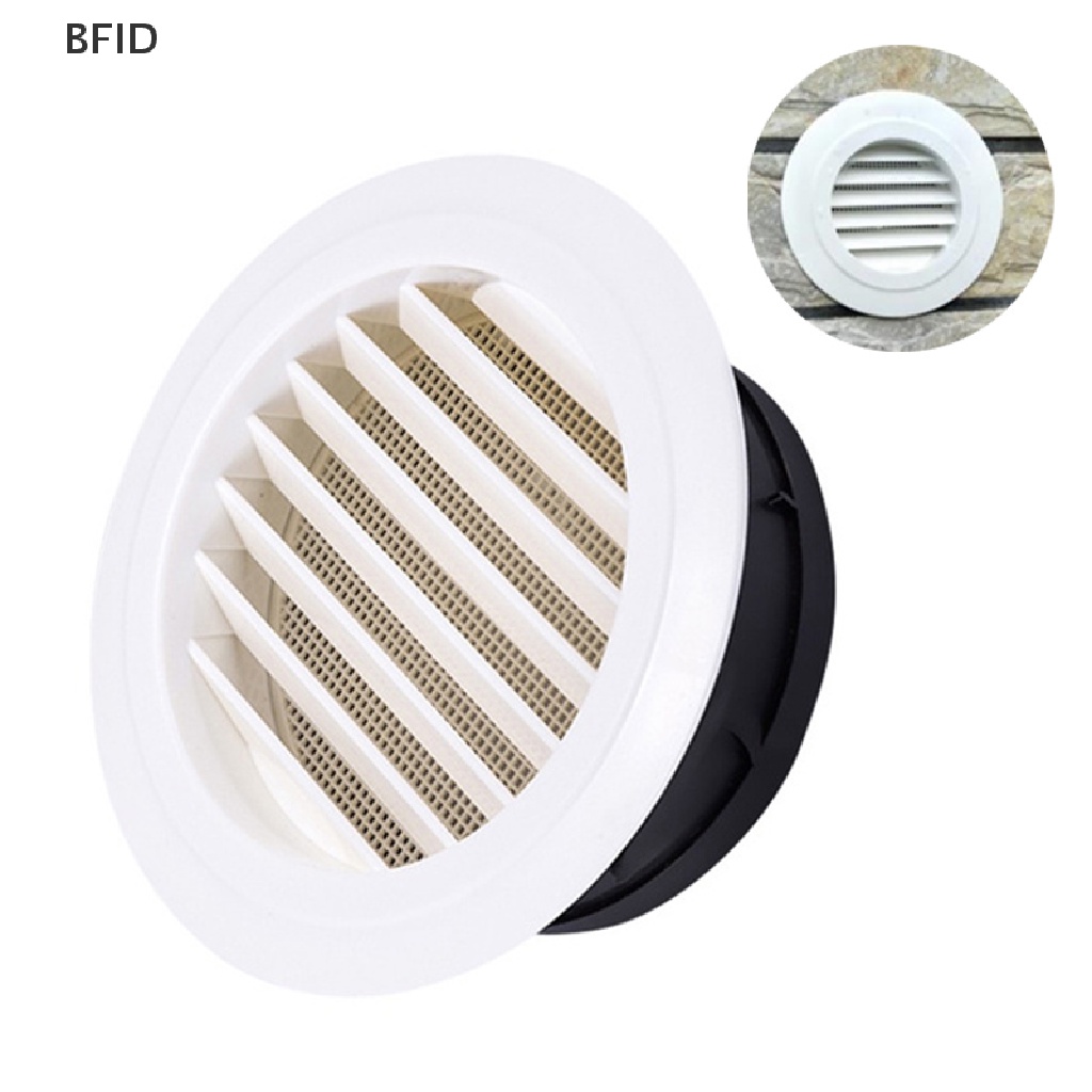 [BFID] Exterior Wall Air Vent Grille Kisi Lubang Angin Exhaust Udara Bulat Plastik Ducg [ID]