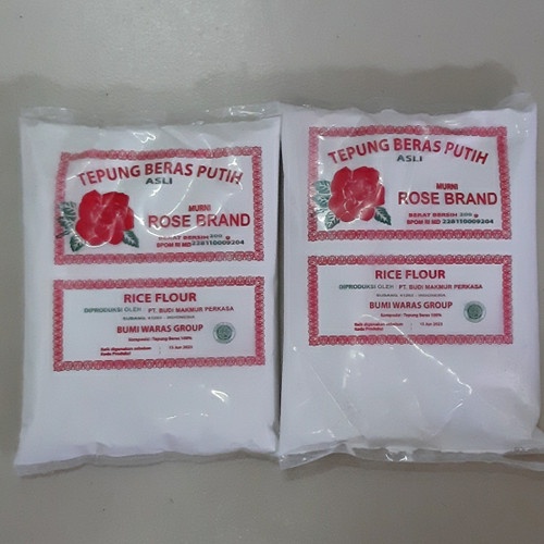 

Tepung Beras Rose Brand 200gr II Tepung Beras Cap Mawar 200gr