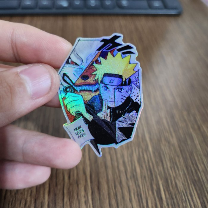 

Sticker Hologram Anime - PSH1390 - Naruto - Naruto Kurama