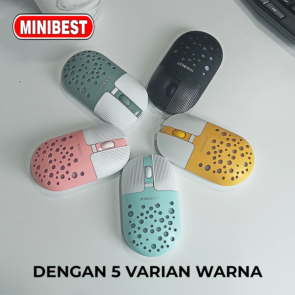 [MB] Paket Combo MN-B398 Mouse Wireless Bluetooth Mousepad Gaming Anti Slip