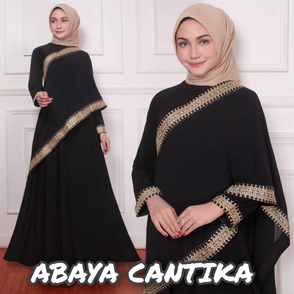 ABAYA CANTIKA / Gamis Turkey / Longdress Muslimah / Maxy Formal / Busana Muslim / Dress Kondangan / Pakaian Mewah Arabic