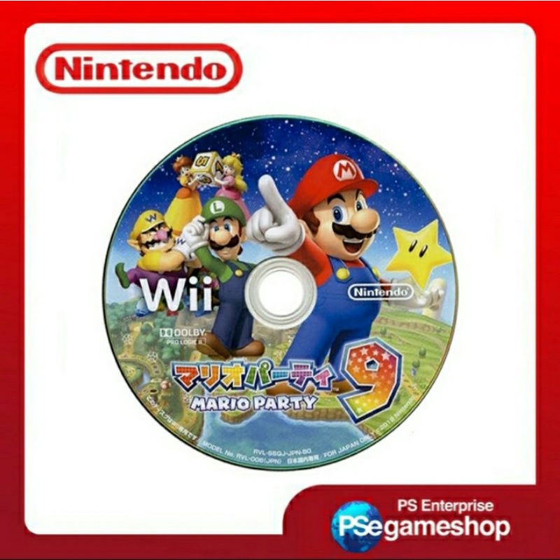 Wii Mario Party 9 / Preloved ( Disk Only )