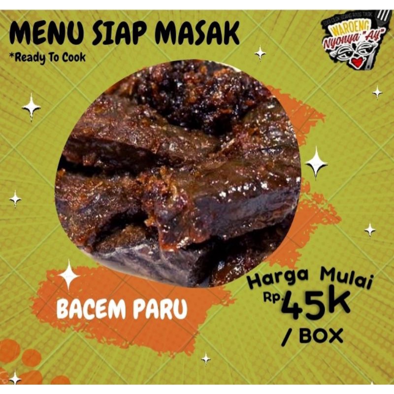 

Bacem Paru/babat/usus/tamusu box 650ml (siap goreng)