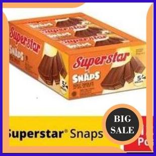 

perkakas SUPERSTAR SNAPS ISI 12 PCS per Dus x 28gr Superstar Snap Coklat Besar 2ZJN23