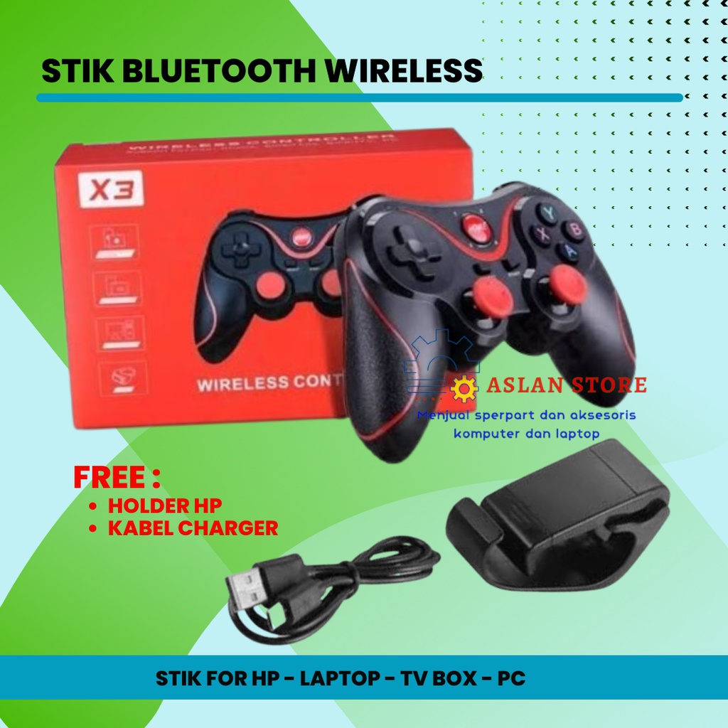 STIK BLUETOOTH GAMEPAD GAMING CONTROLLER WIRELESS BLUETOOTH GEN GAME S5 JOYSTICK