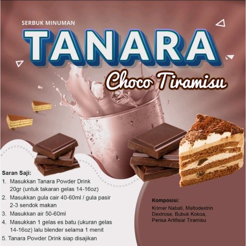 

Choco Tiramisu 1kg - Bubuk Minuman Coklat Nyoklat - Ice Blend Bubble