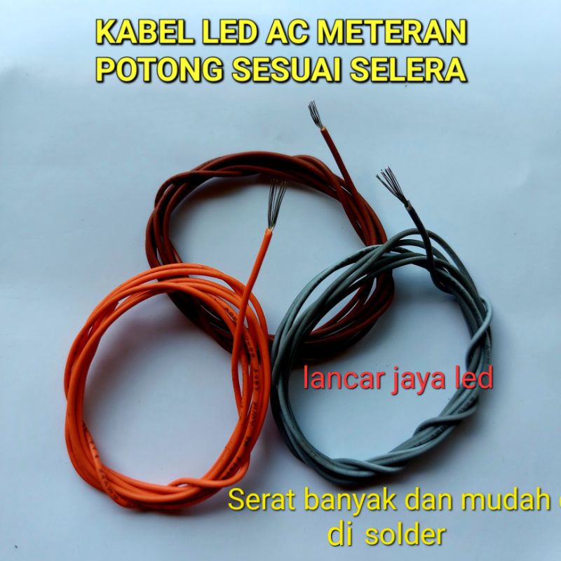 Kabel untuk led ac panjang 1meter