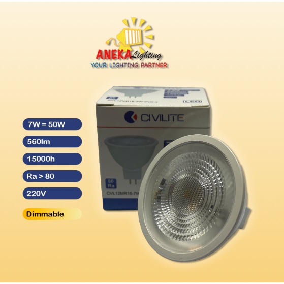 Civilite MR16 7W 220V Dimmable