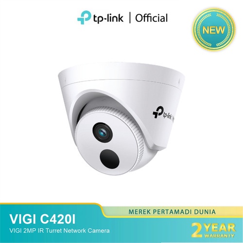 Tp-Link CCTV Security VIGI C420I New VIGI 2MP IR Turret Network Camera TP LINK