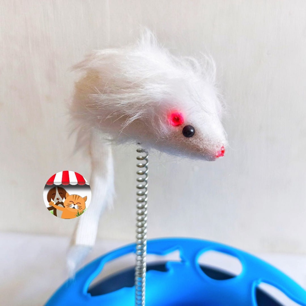 Cat Toy Circular Tikus Per TY17 - Mainan Kucing Interaktif Bola Kerincing