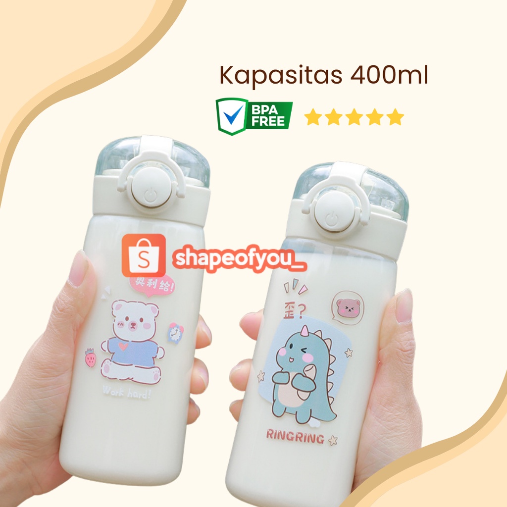 Botol Minum Anak Motif Kartun 400ml