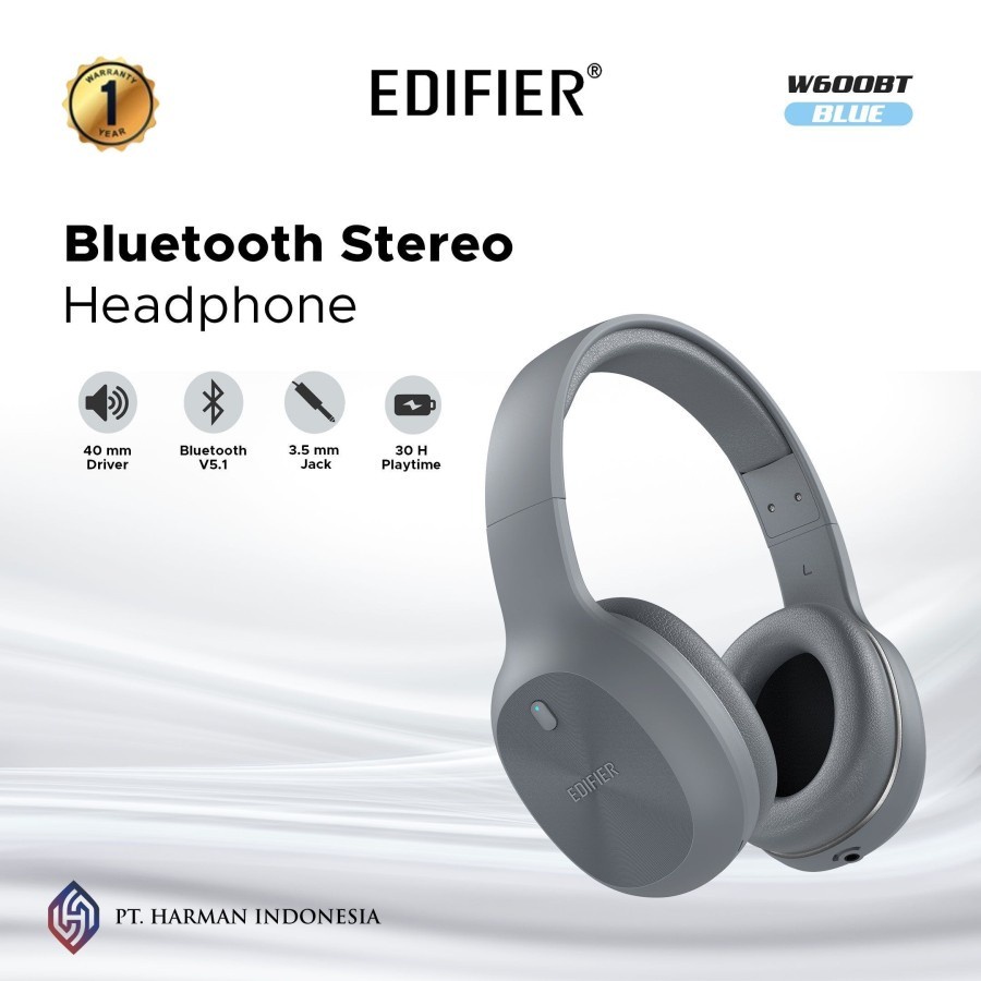 Headphone Edifier W600BT Lightweight Design for Delightful Listening