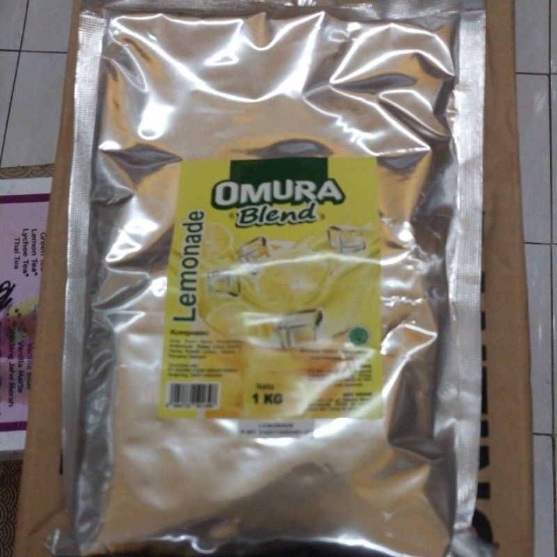 

omura powder lemonade atau lemon 1kg