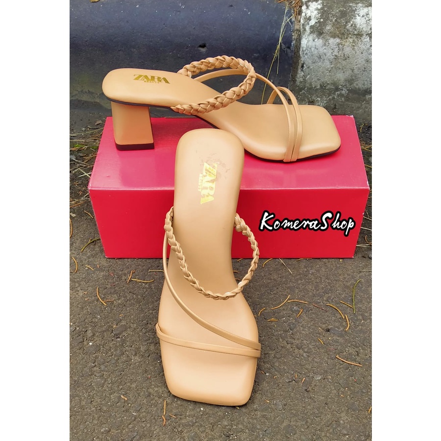 HEELS ZARRA PREMIUM KEPANG SILANG HAK CHUNKY