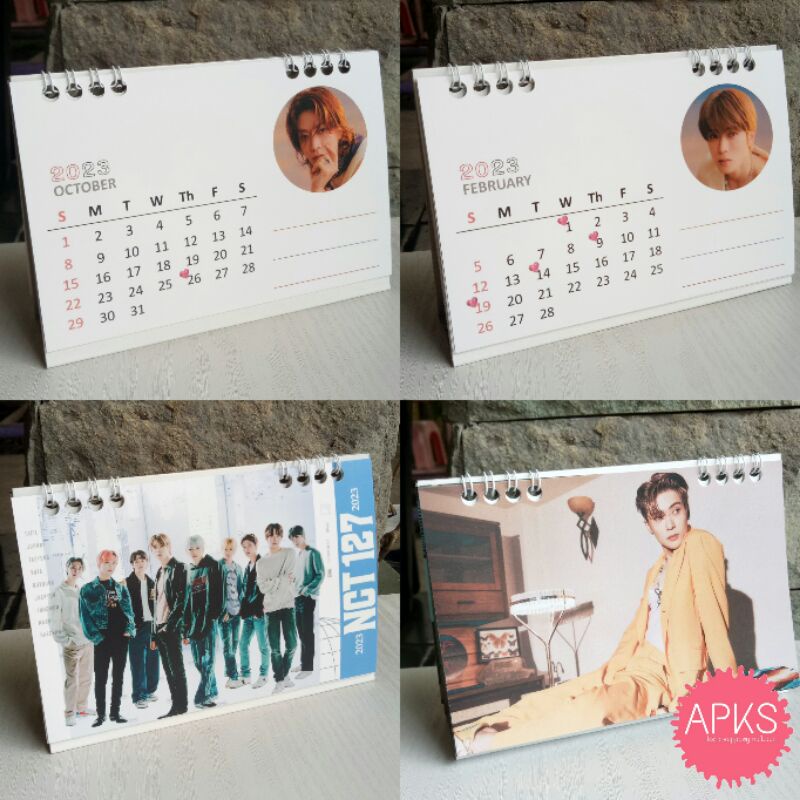 

2023 Desk Calender Kpop Kalender Meja Seasons Greeting