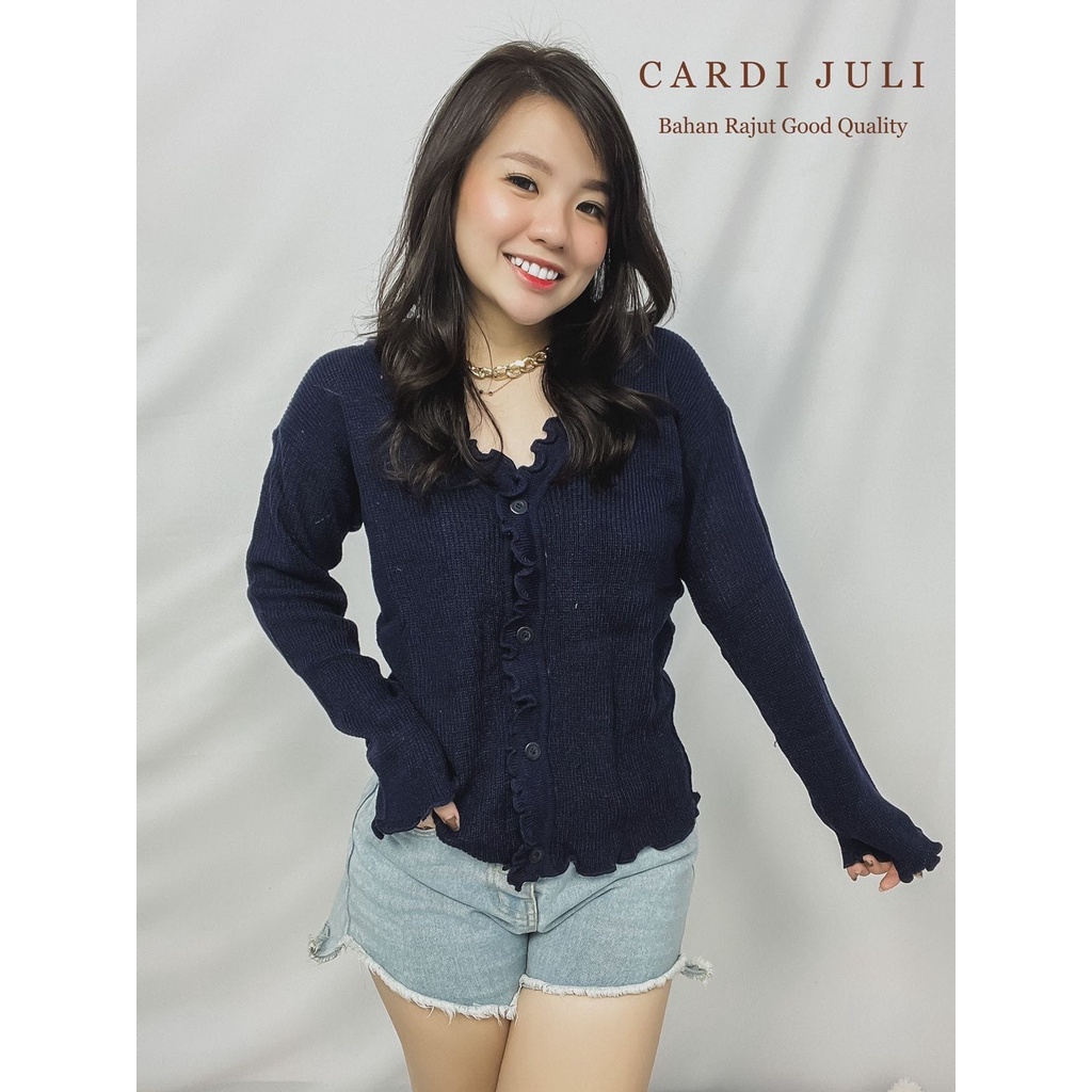 HOPYLOVY - Cardigan Wanita Juli Rajut