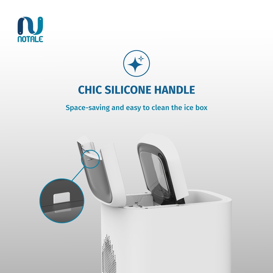 NOTALE ICE MAKER MESIN PEMBUAT ES BATU RUMAH CAFE KANTOR 15KG PER HARI