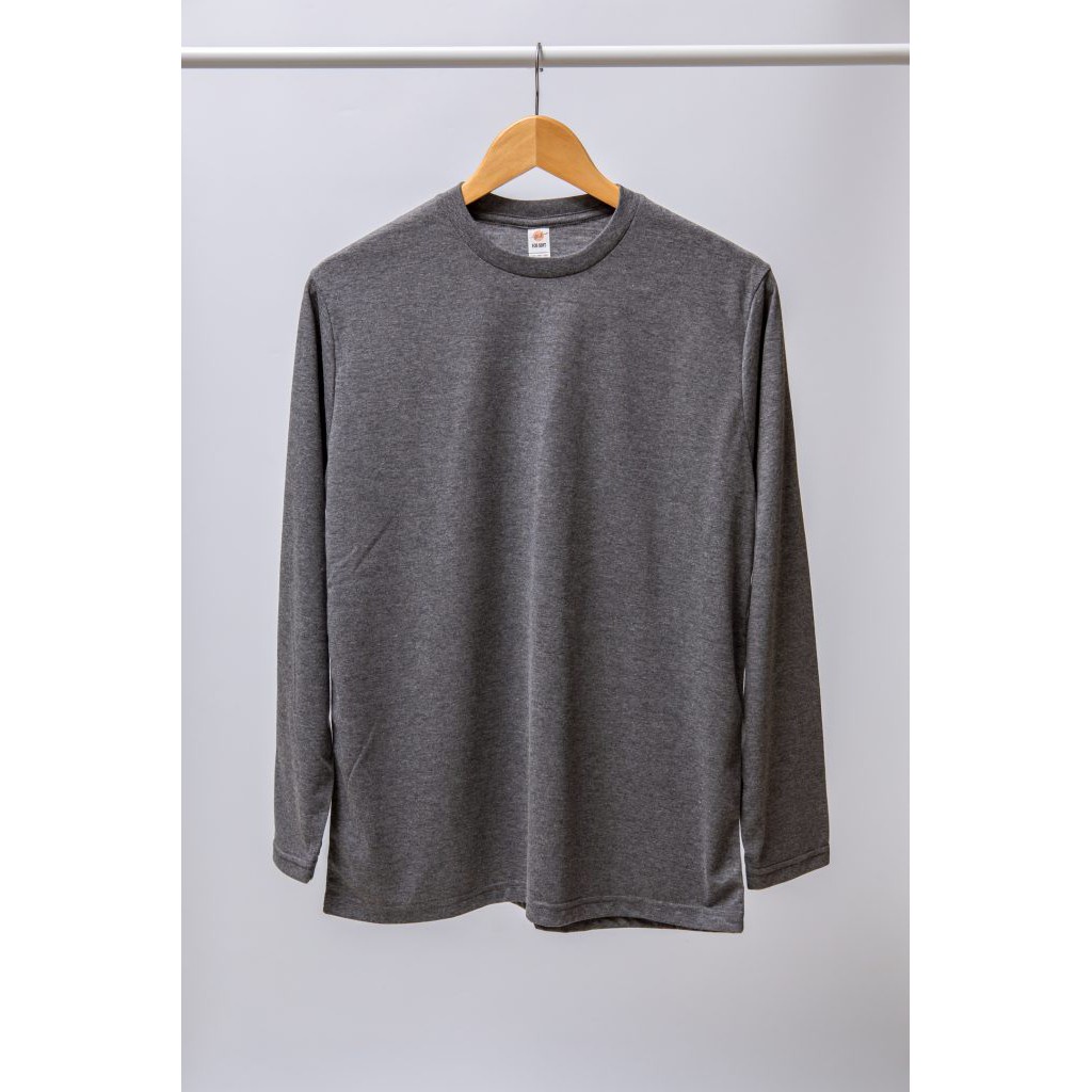 Kaos Lengan Panjang Pria Cotton Combed Premium - Kaos Lengan Panjang Pria Wanita ROUND NECK REGULER FIT