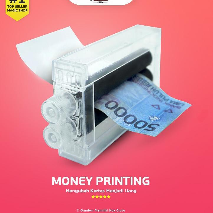 ✔️  Alat Sulap Money Printing - Uzop Magicshop (Sulap mencetak uang, Mainan)