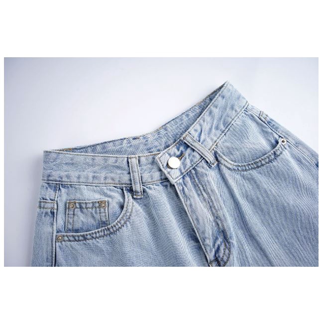 RSB CPG365 Celana Panjang Jeans Wanita Highwaist Kulot Jeans Wanita Loose