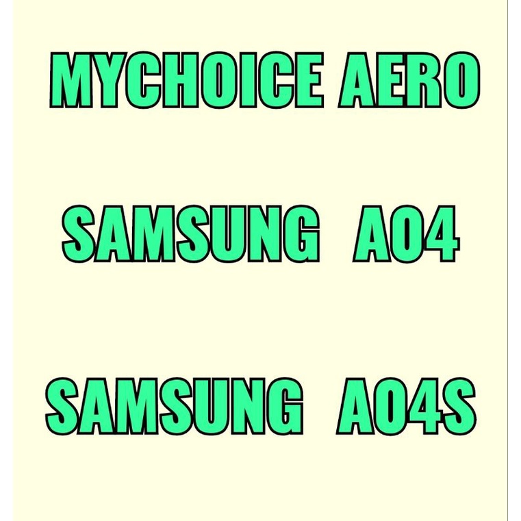 Mychoice Aero Samsung A04 / Mychoice Aero Samsung A04S / Silikon Samsung A04 / Silikon Samsung A04S / Casing Dan Skin Handphone Samsung A04 Samsung A04S