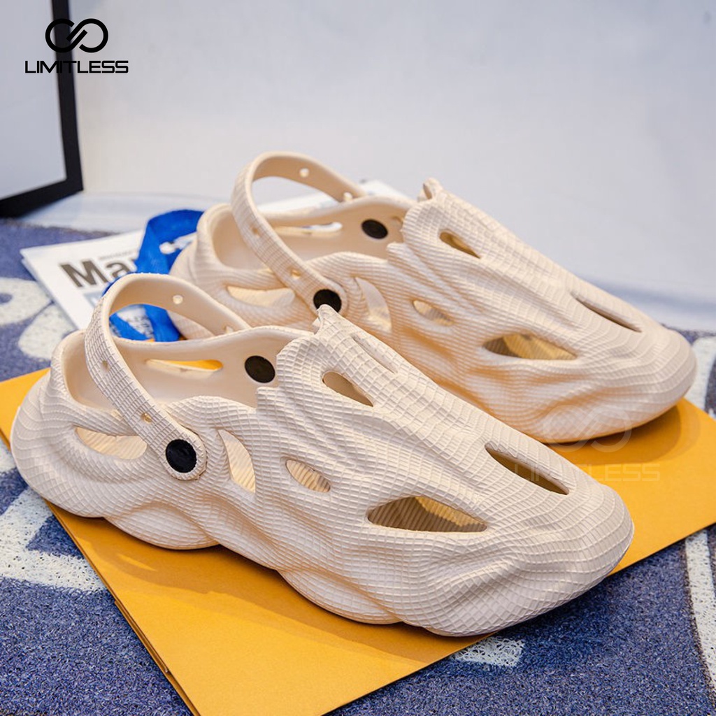 Sandal Selop Pria Casual Sepatu Sandal Slip On Pria Keren Stylist Sepatu Karet Pria Anti Air Premium Terbaru