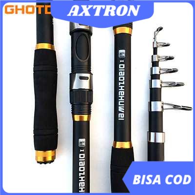 TaffSPORT GHOTDA Joran Pancing Telescopic Rod Carbon Fiber atau Joran Pancing Portable Carbon Fiber 