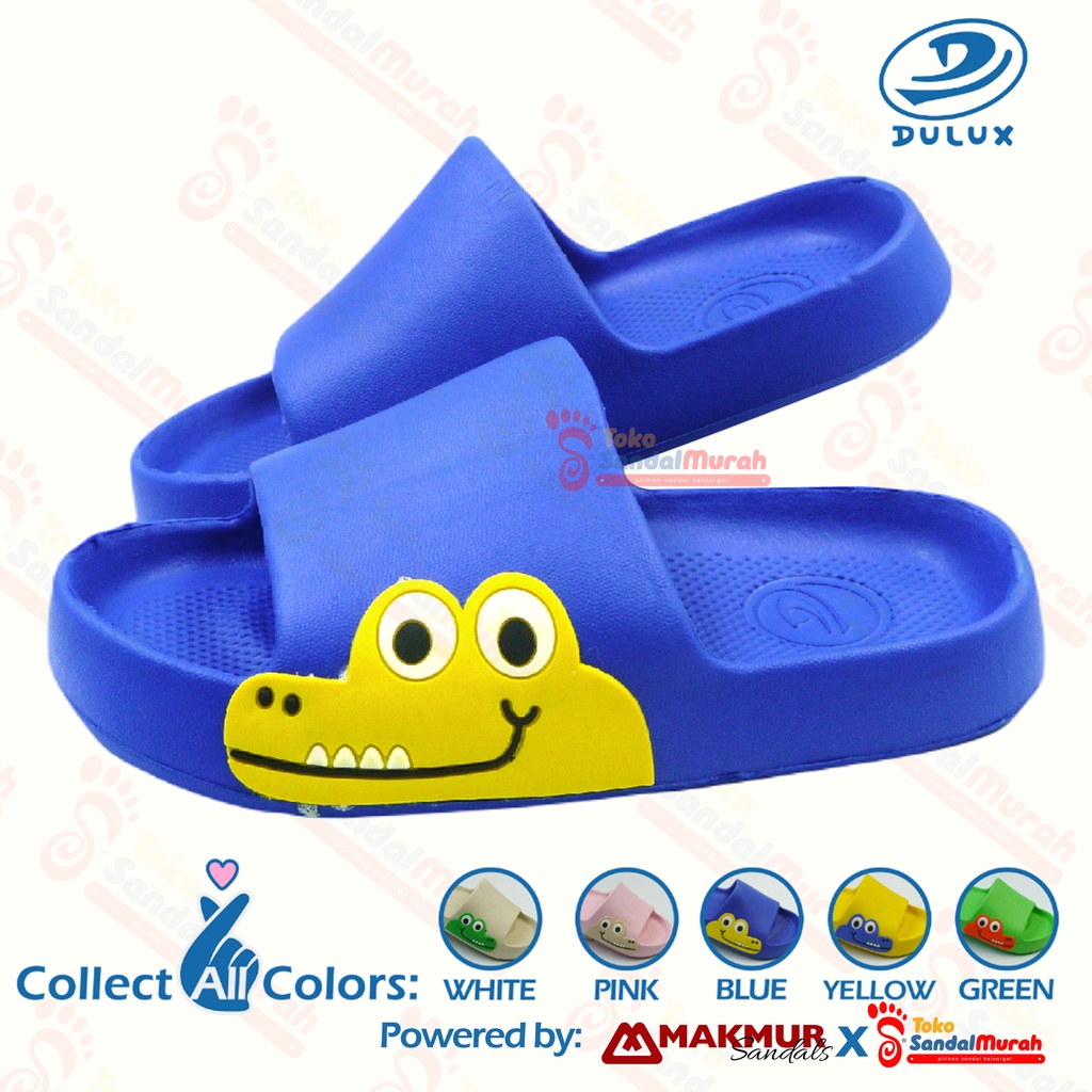 Toko Sendal Murah - Sandal Slop Anak Bermotif Uk 24-29/ Sandal Anak Karet Ringan / Sandal Slop Kokop Buaya / Sandal Anak Laki Laki/ Sandal Anak Perempuan / Sandal Slop Karakter / [Toko Sendal Murah Kids M 386 D BY ]