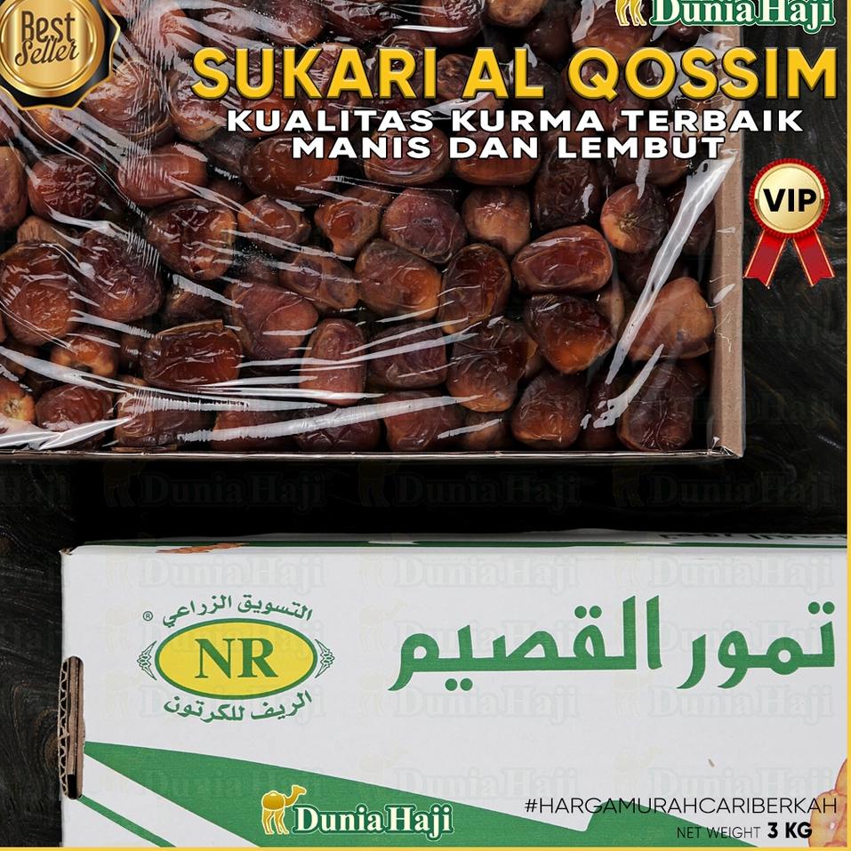 

codel2L6x Kurma SUKARI 3KG Kualitas Super Premium VIP Grade A Exclusive Packing / Sukkari Basah