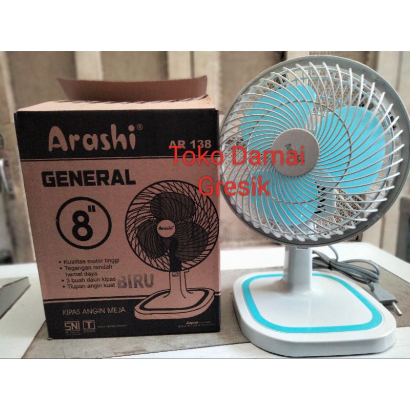 General Arashi Kipas Angin Meja / Desk Fan 8 inch