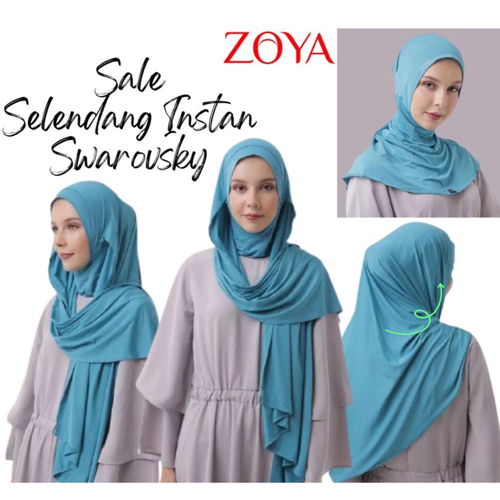 Zoya Hijab Instan Selendang Instan zoya swarosky