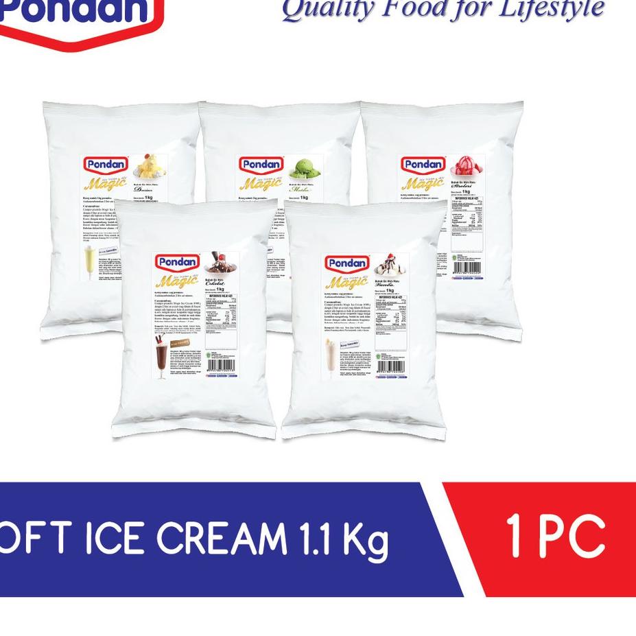 

RVN284 Pondan soft ice cream BULKY #