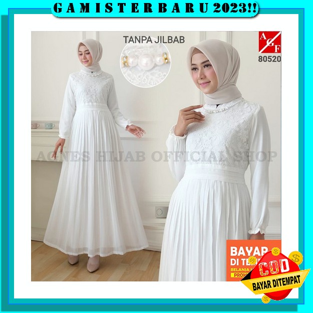Baju Muslimah Syari Bsju Muslim Murah Import Dres Remaja Kondangan Pesta Dress Wanita Muslimah Syar 