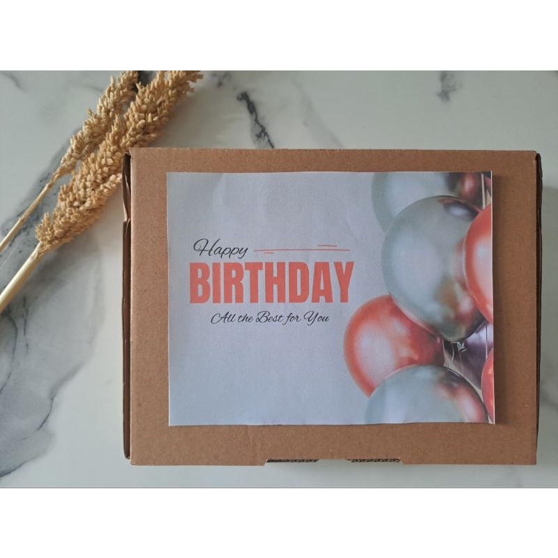 

Dus Souvenir/Ulang Tahun/Hampers/Bingkisan Ukuran 20xx15x5 atau 20x20x5 atau 22x22x7 cm