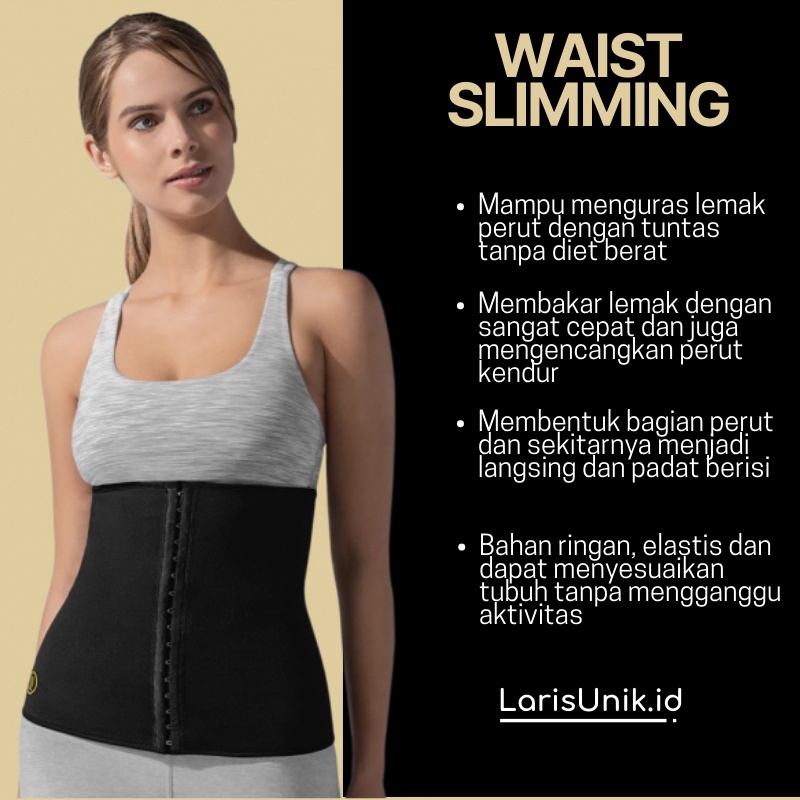 Korset Perut Buncit Wanita Waist Cincer Hot Shapers Corset Neotex Korset Pembakar Lemak Underwear