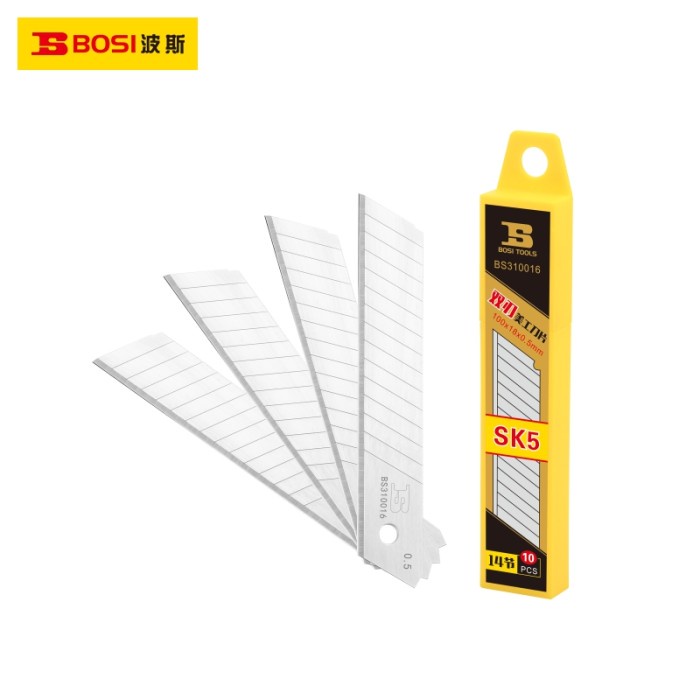 

BOSI Isi Cutter/Small Utility Knife Blade 100 x 18 x 0.5mm BS310016