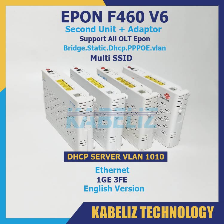 ONU EPON V6 ONT WIFI  MODEM WIFI MURAH SECOND GIGABYTE SUPPORT ALL OLT EPON HIOSO HSGQ SUPPORT BRIDGE ONU EPON ZTE F460 V6 ROUTER ZTE