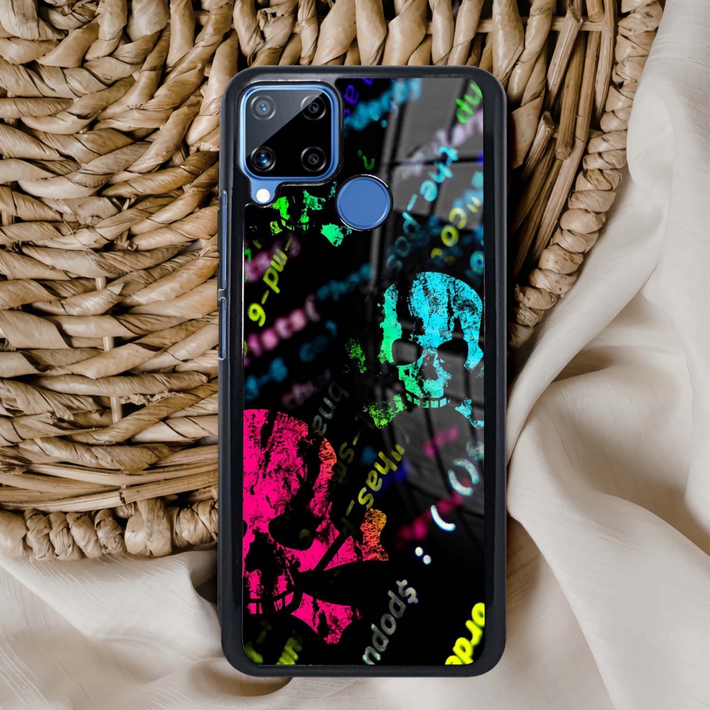 (SV63) Case | Hardcase Kilau Realme C15 | Casing Hp Realme | Pelindung Smartphone | Motif Art Aesthe
