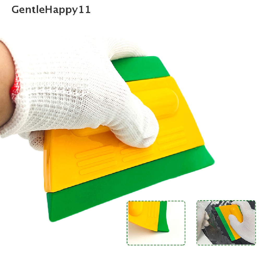 Gentlehappy Soft Silica Gel Double Sided Scraper Protection Film Pasang Squeegee Window Clean Auto Tint Aksesoris Pengikis Iklan Wallpaper Scraper id