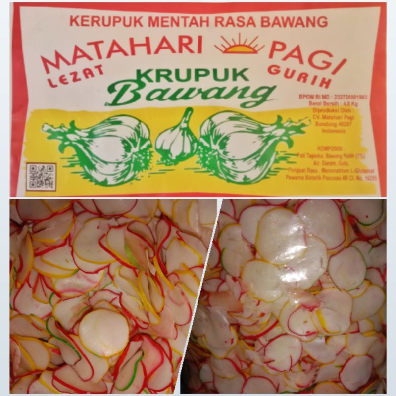 

Kerupuk Mentah Rasa Bawang bukan Wibu /200g